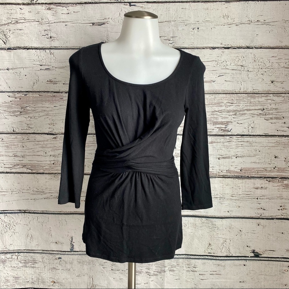 Boden faux wrap top